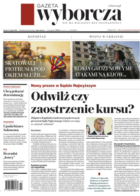 Cover of Gazeta Wyborcza