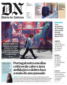 Cover of Diario de Noticias