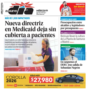 Cover of El Nuevo Dia