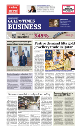 Cover of Gulf Times Business
