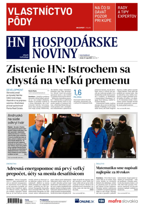 Cover of Hospodarske noviny