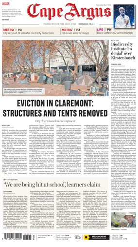 Cover of Cape Argus