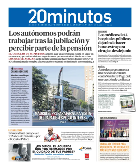 Cover of 20 Minutos Madrid