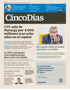 Cover of Cinco Dias