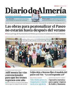 Cover of Diario de Almeria