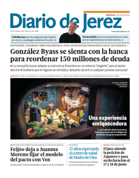 Cover of Diario de Jerez