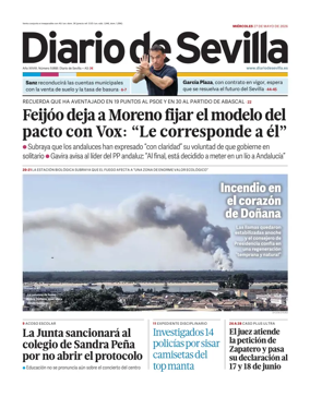 Cover of Diario de Sevilla