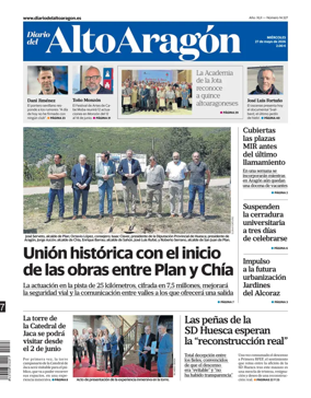 Cover of Diario del Alto Aragon