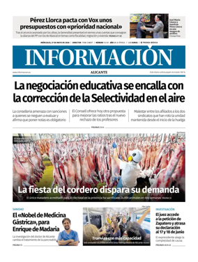 Cover of Diario Informacion