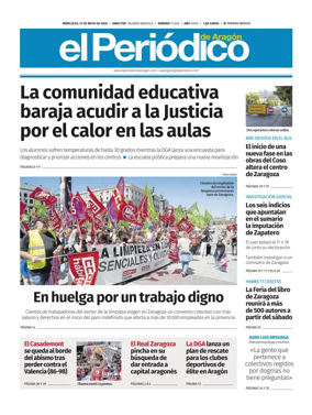 Cover of El Periodico Aragon