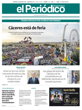Cover of El Periodico Extremadura