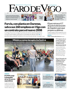 Cover of Faro de Vigo (Ourense)