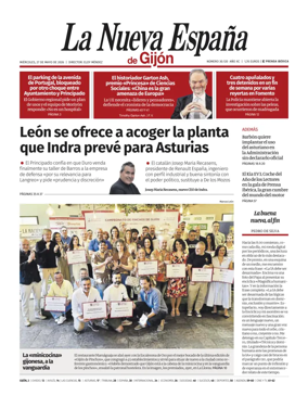 Cover of La Nueva Espana (Gijon)