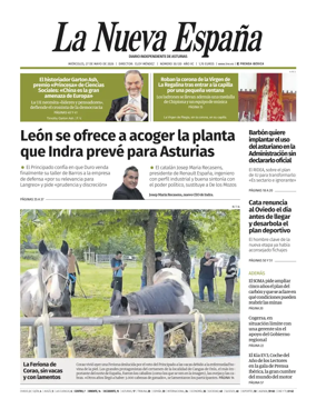 Cover of La Nueva Espana (Occidente)