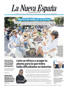 Cover of La Nueva Espana (Oviedo)