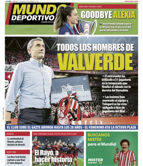 Cover of Mundo Deportivo (Bizkaia-Araba)