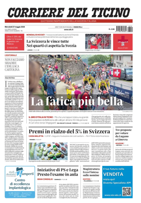 Cover of Corriere del Ticino