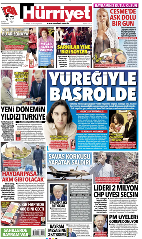 Cover of Hurriyet