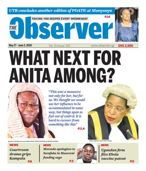 Cover of The Observer (Uganda)