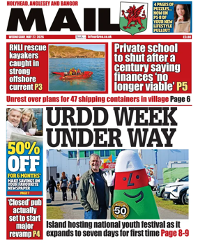 Cover of Bangor Mail