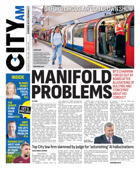 Cover of City AM