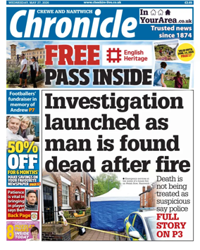 Cover of Crewe Chronicle