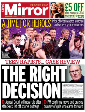 Cover of Daily Mirror