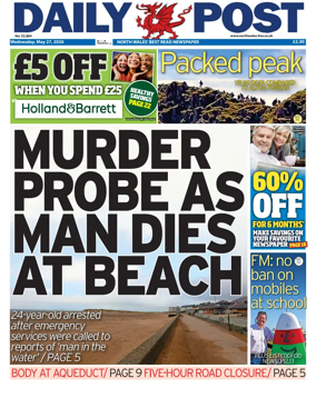 Cover of Daily Post (North Wales)