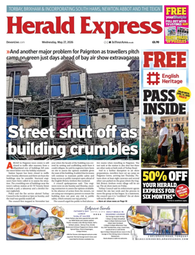 Cover of Herald Express (Torbay Brixham & South Hams Edition)
