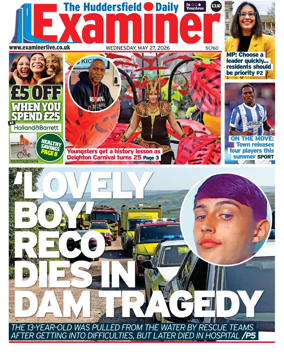 Cover of Huddersfield Daily Examiner