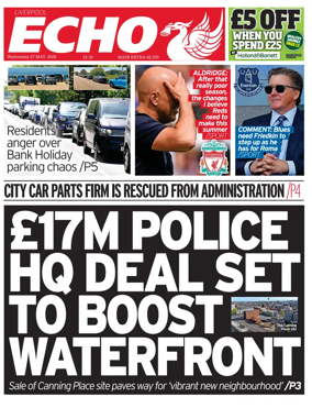 Cover of Liverpool Echo