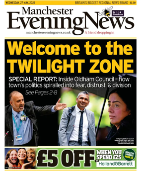 Cover of Manchester Evening News