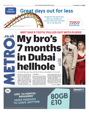 Cover of Metro (UK)
