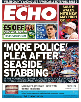 Cover of South Wales Echo