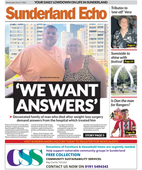 Cover of Sunderland Echo