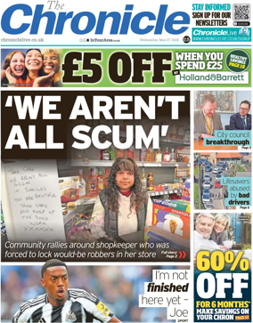 Cover of The Chronicle (UK)