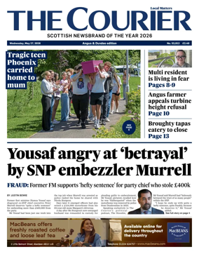 Cover of The Courier & Advertiser (Angus and Dundee)