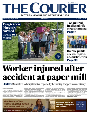 Cover of The Courier & Advertiser (Fife Edition)