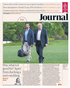 Cover of The Guardian e-paper Journal