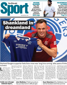 Cover of Herald Sport