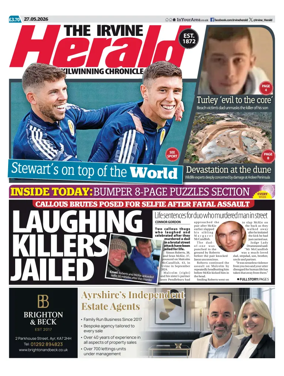 Cover of The Irvine Herald and Kilwinning Chronicle