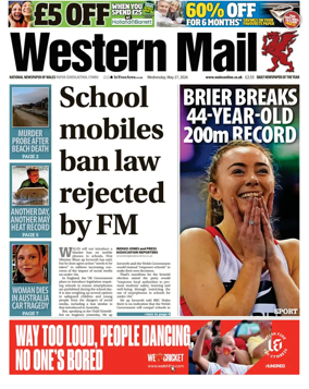 Cover of Western Mail