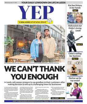 Cover of Yorkshire Evening Post