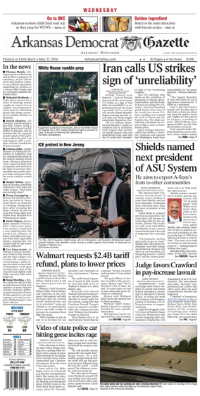 Cover of Arkansas Democrat-Gazette