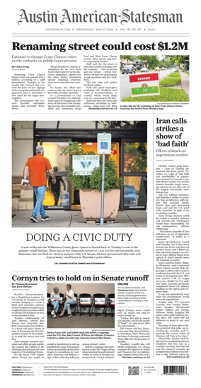 Cover of Austin American-Statesman