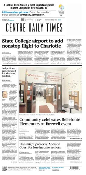 Cover of Centre Daily Times