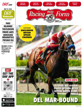 Cover of Daily Racing Form National Digital Edition