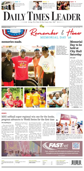 Cover of Daily Times Leader