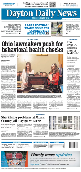 Cover of Dayton Daily News