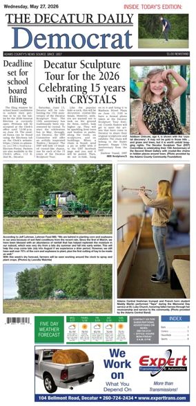 Cover of The Decatur Daily Democrat
